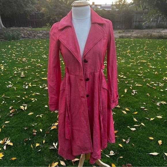 Anthropology Belted Elle Trench Coat | Size XS - Picture 8 of 11